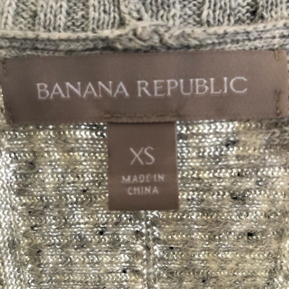 Banana Republic cardigan - cream w black specks - Picture 4 of 4